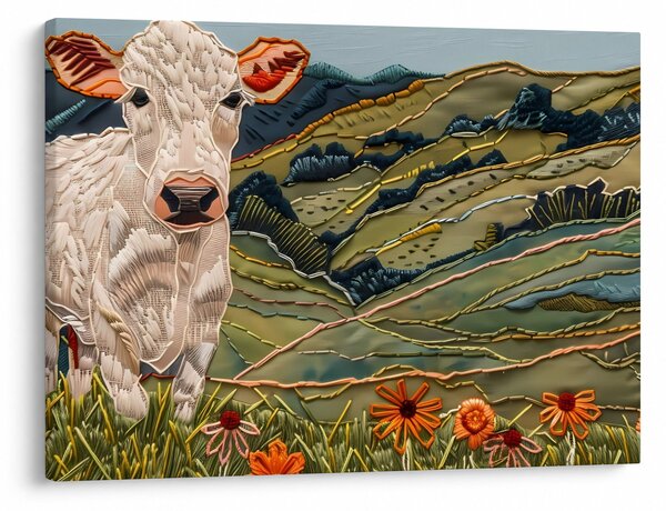 Obraz - Imitace pleteného motivu (70x50 cm)