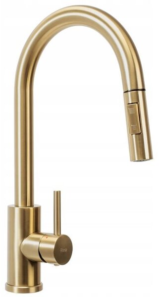 Kuchyňská baterie Rea Fresh Touch Brush Gold