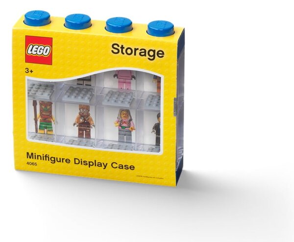 Modrá sběratelská skříňka na 8 minifigurek LEGO®