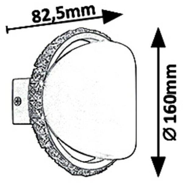 Rabalux nástěnné svítidlo Capriana LED 6W 5049
