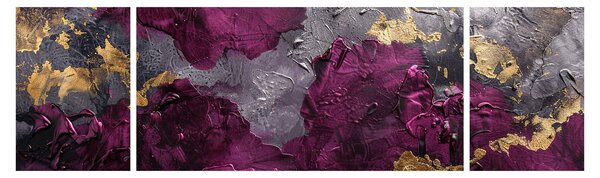 Obraz - Texturovaní abstrakce (170x50 cm)