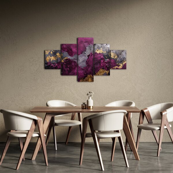 Obraz - Texturovaní abstrakce (125x70 cm)