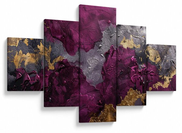 Obraz - Texturovaní abstrakce (125x70 cm)