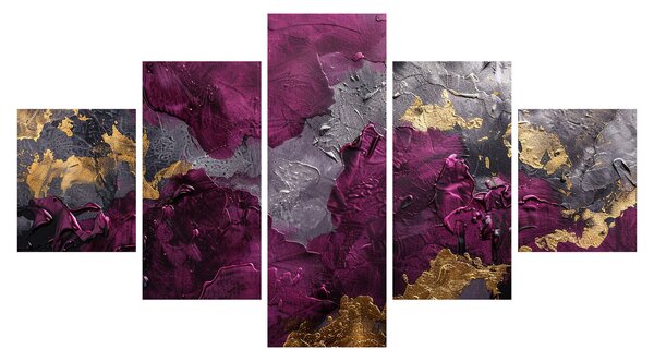 Obraz - Texturovaní abstrakce (125x70 cm)