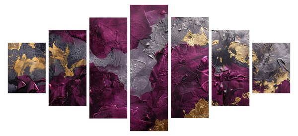 Obraz - Texturovaní abstrakce (210x100 cm)