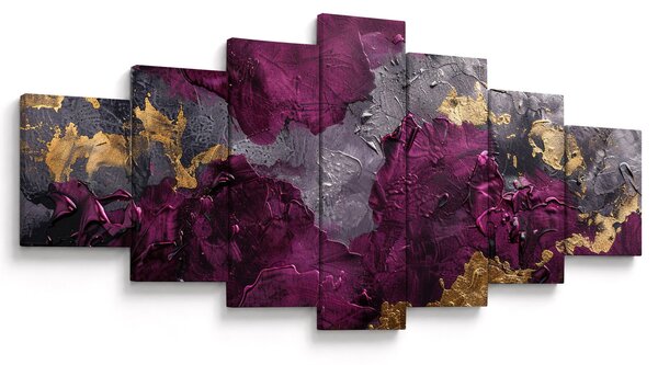 Obraz - Texturovaní abstrakce (210x100 cm)