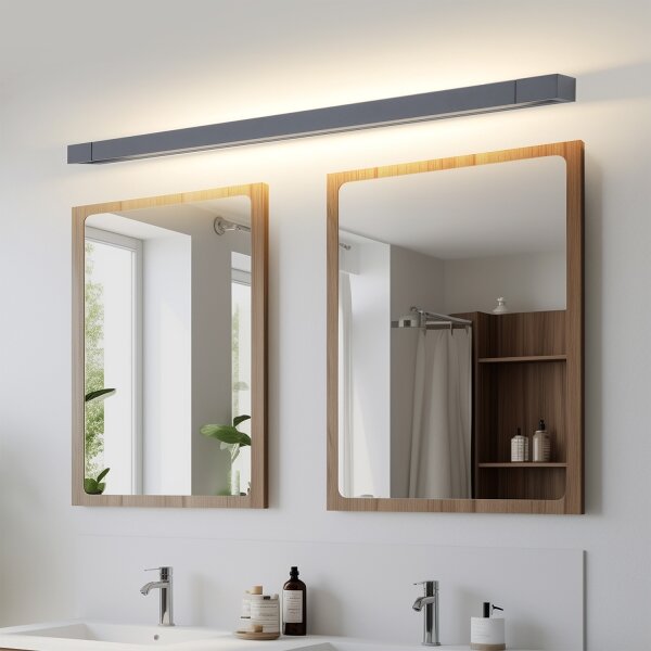 Brilagi-LED Koupelnové osvětlení zrcadla AQUA LINE LED/36W/230V 120 cm IP44 antr