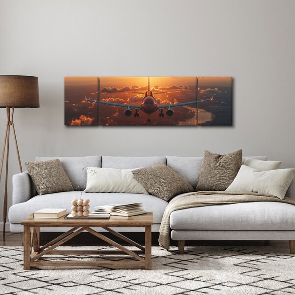 Obraz - Dopravní letadlo (170x50 cm)