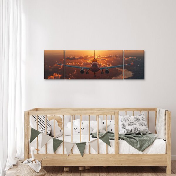 Obraz - Dopravní letadlo (170x50 cm)