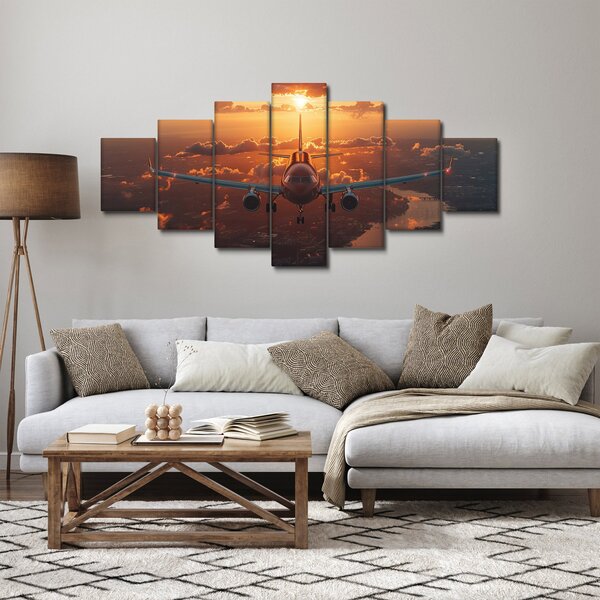 Obraz - Dopravní letadlo (210x100 cm)