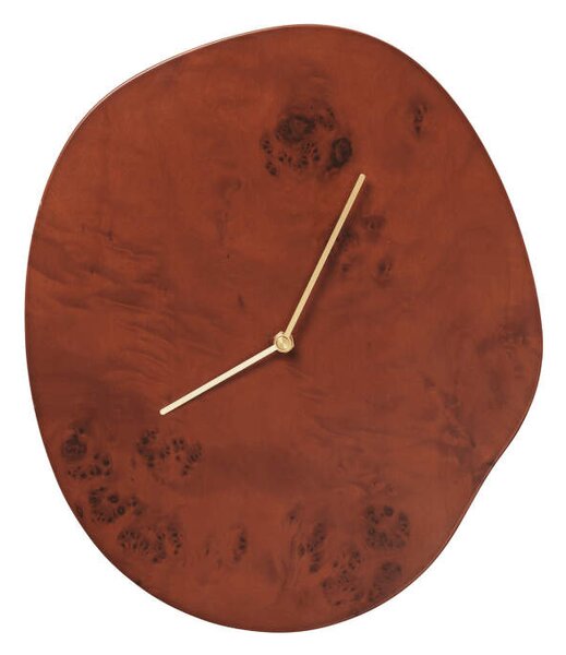 Ferm Living Hodiny Melt, dark stained burl