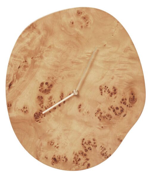 Ferm Living Hodiny Melt, natural burl