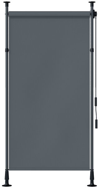 Vertikální markýza Outsunny 150 x 220-310 cm - Sklopná markýza s klikou pro ochranu před sluncem a větrem - Externí roleta pro balkon, terasu a zahrad