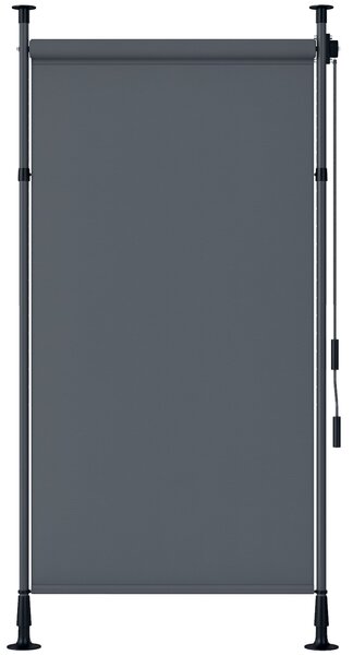 Vertikální markýza Outsunny 150 x 220-310 cm - Sklopná markýza s klikou pro ochranu před sluncem a větrem - Externí roleta pro balkon, terasu a zahrad