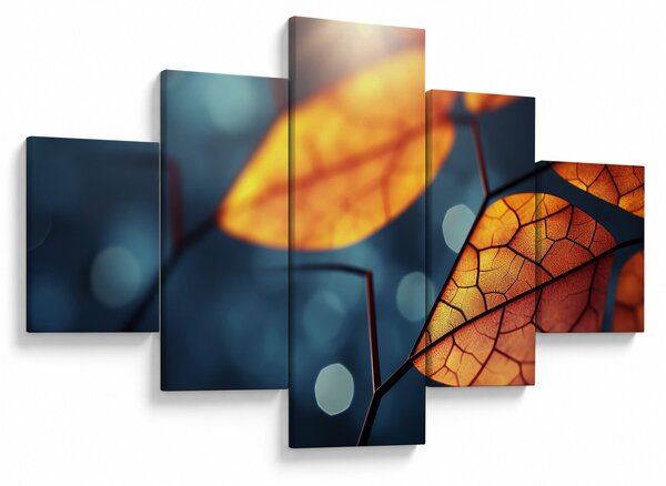 Obraz - Textura listů (125x70 cm)