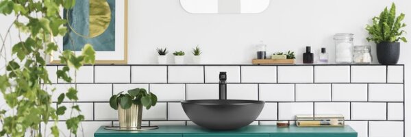 Invena Tinos, keramické umyvadlo na desku 39,5x39,5x13,5 cm, černá matná, INV-CE-43-005-C
