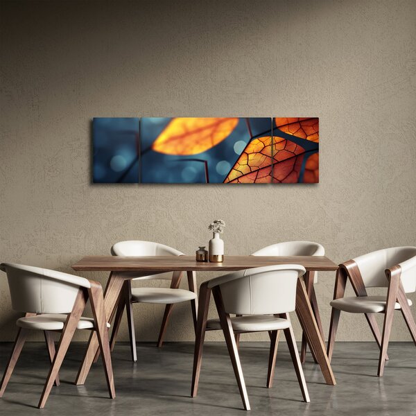 Obraz - Textura listů (170x50 cm)