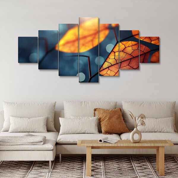 Obraz - Textura listů (210x100 cm)