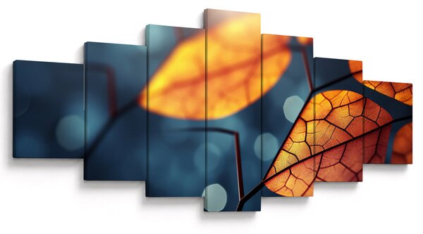 Obraz - Textura listů (210x100 cm)