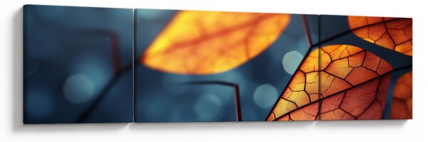 Obraz - Textura listů (170x50 cm)