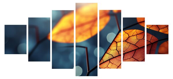 Obraz - Textura listů (210x100 cm)