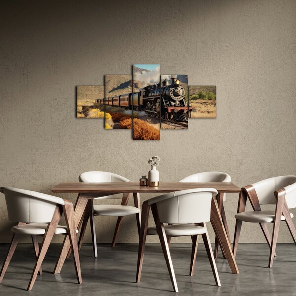 Obraz - Parní lokomotiva (125x70 cm)