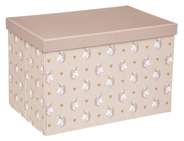 Úložný box, lepenková krabice UNICORN, 38 x 24,5 x 25 cm