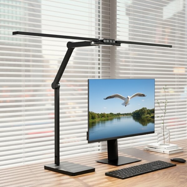 Brilagi-LED Stmívatelná dotyková stolní lampa VARIO LED/24W/230V 3000-6500K čer