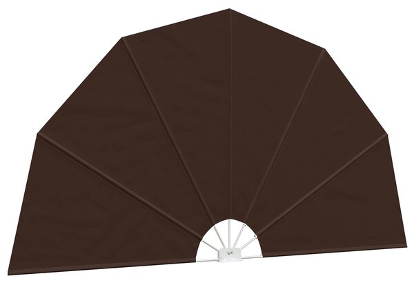 Zástěna na balkon Ø 320 cm Polyester Hnědá
