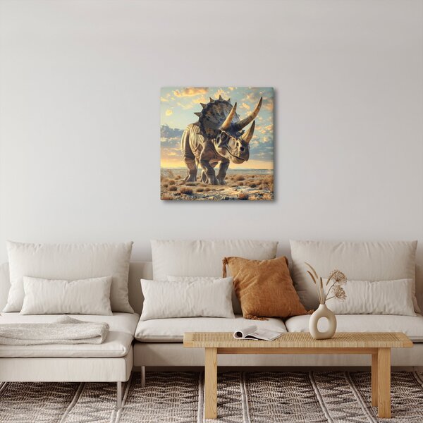 Obraz - Triceratops (30x30 cm)
