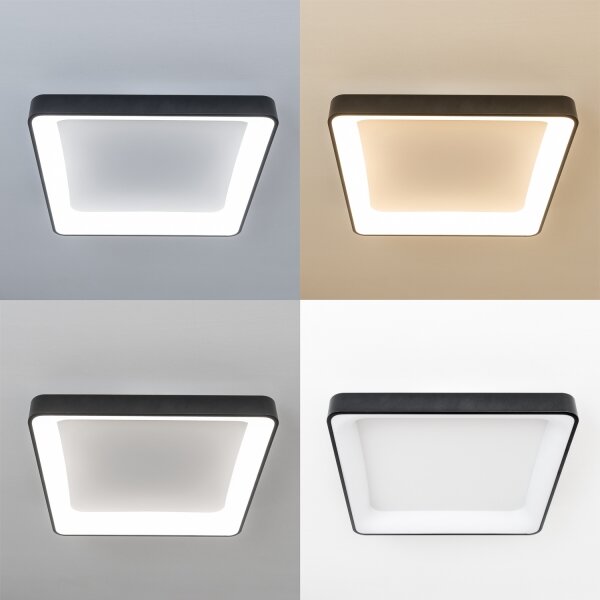Brilagi - LED Stmív. stropní svítidlo FALCON II LED/125W/230V 60x60 cm černá +DO