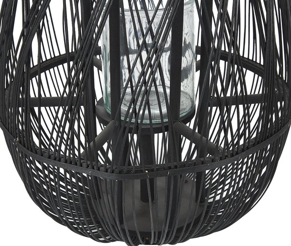 Lucerna TONGA Bambus 56 cm Černá