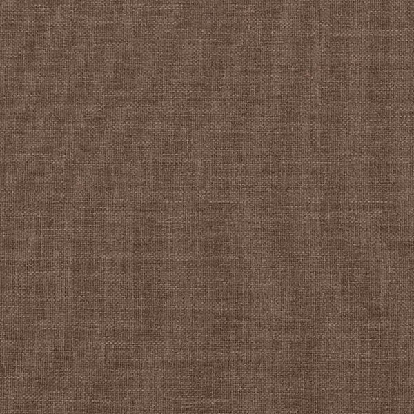 Stolička s dřevěnými nohami hnědá textil 329450