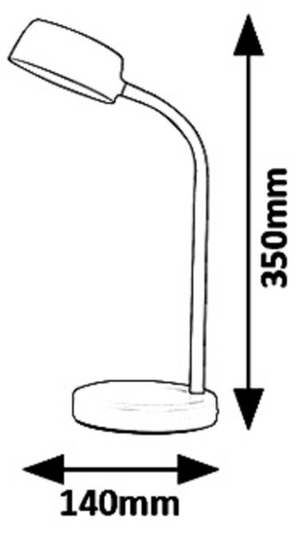 Rabalux stolní lampa Berry LED 4,5W 6779