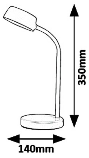 Rabalux stolní lampa Berry LED 4,5W 6780