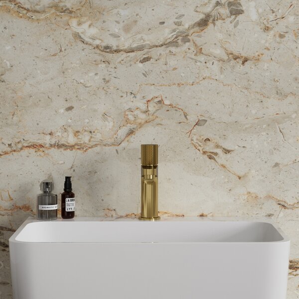 Omnires Contour umyvadlová baterie stojící zlatá CT8010GLB