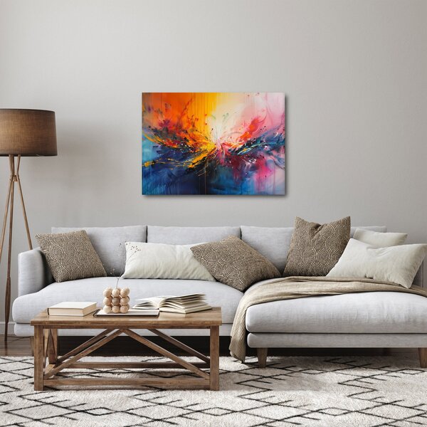 Obraz - Barevná abstrakce (70x50 cm)