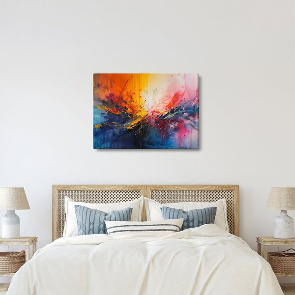 Obraz - Barevná abstrakce (70x50 cm)