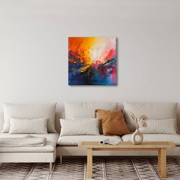 Obraz - Barevná abstrakce (30x30 cm)