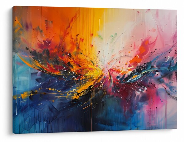 Obraz - Barevná abstrakce (70x50 cm)