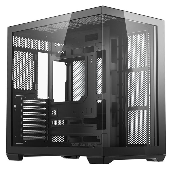 Počítačová skříň DarkFlash C280 (černá) + 7 ventilátorů