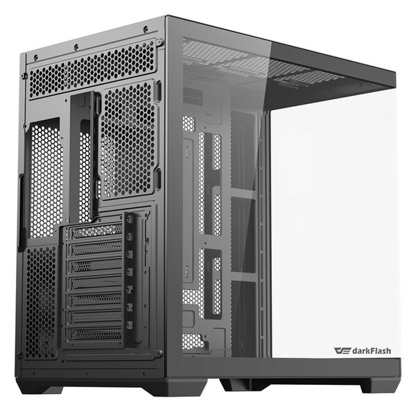 Počítačová skříň DarkFlash C280 (černá) + 7 ventilátorů