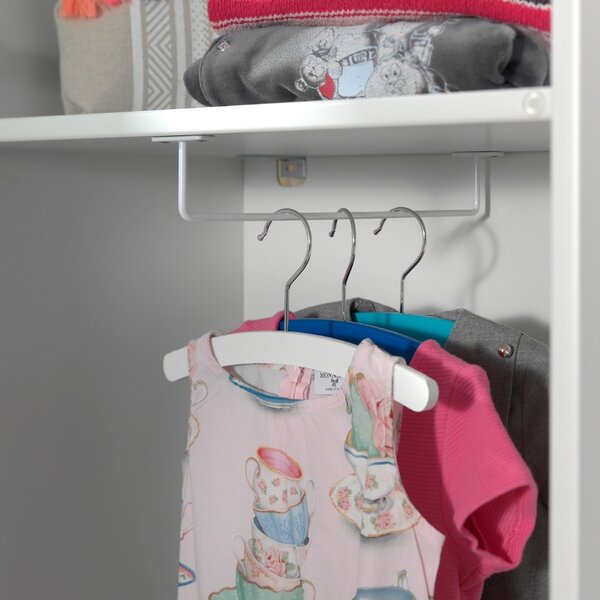 Vipack Žlutá lakovaná šatní skříň Casami 172 x 58 cm
