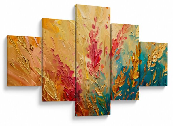 Obraz - Malba pole (125x70 cm)