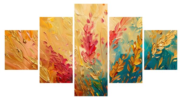 Obraz - Malba pole (125x70 cm)