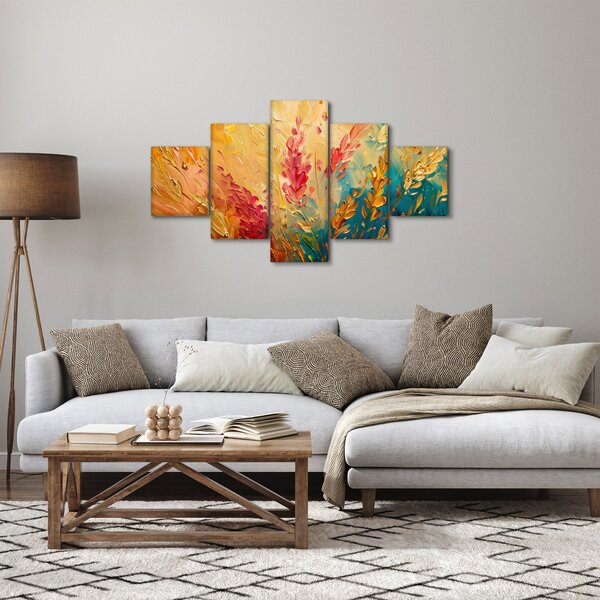 Obraz - Malba pole (125x70 cm)