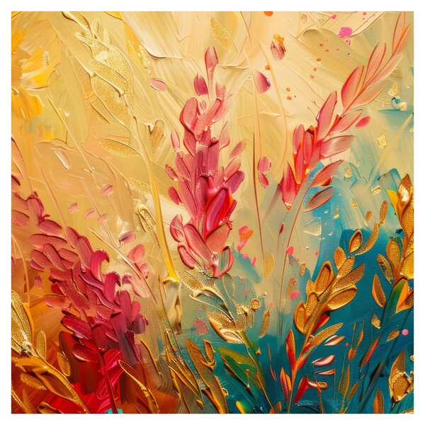 Obraz - Malba pole (30x30 cm)