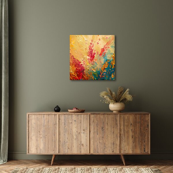 Obraz - Malba pole (30x30 cm)
