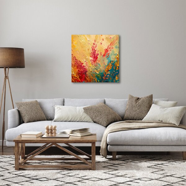 Obraz - Malba pole (30x30 cm)