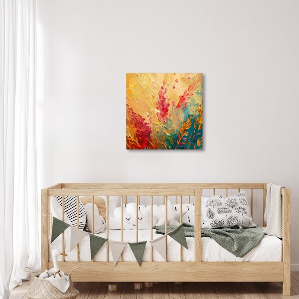 Obraz - Malba pole (30x30 cm)